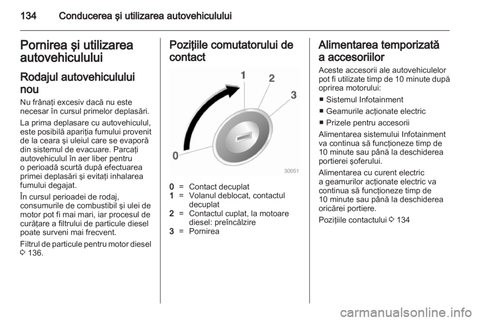 OPEL MERIVA 2011 Manual de utilizare (in Romanian) OPEL MERIVA 2011 Manual de utilizare (in Romanian)