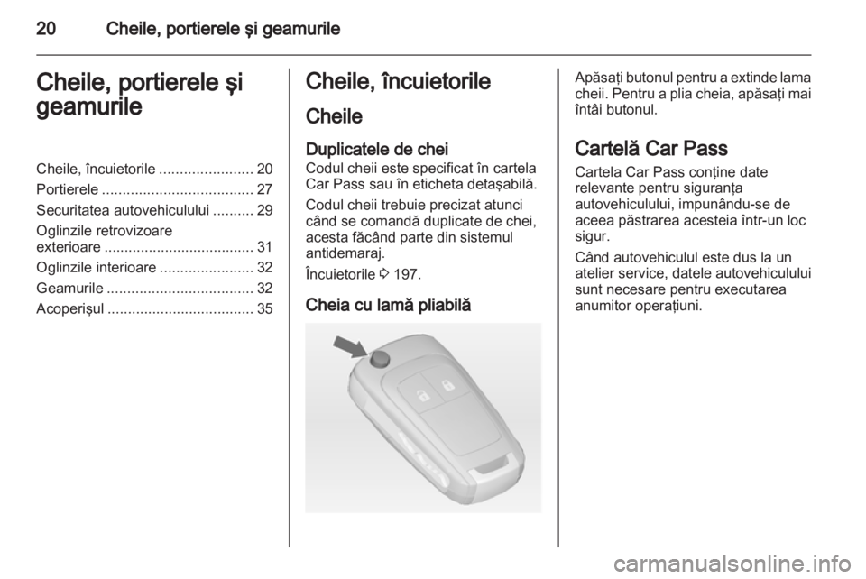 OPEL MERIVA 2011 Manual de utilizare (in Romanian) OPEL MERIVA 2011 Manual de utilizare (in Romanian)