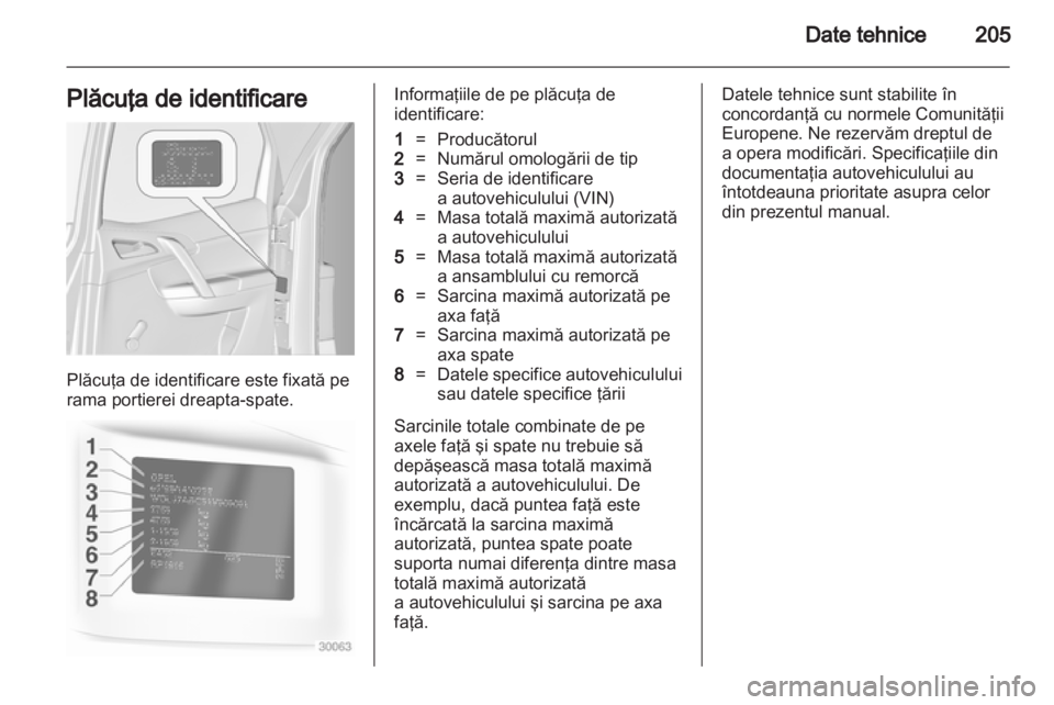 OPEL MERIVA 2011 Manual de utilizare (in Romanian) OPEL MERIVA 2011 Manual de utilizare (in Romanian)