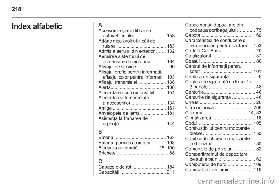 OPEL MERIVA 2011 Manual de utilizare (in Romanian) OPEL MERIVA 2011 Manual de utilizare (in Romanian)