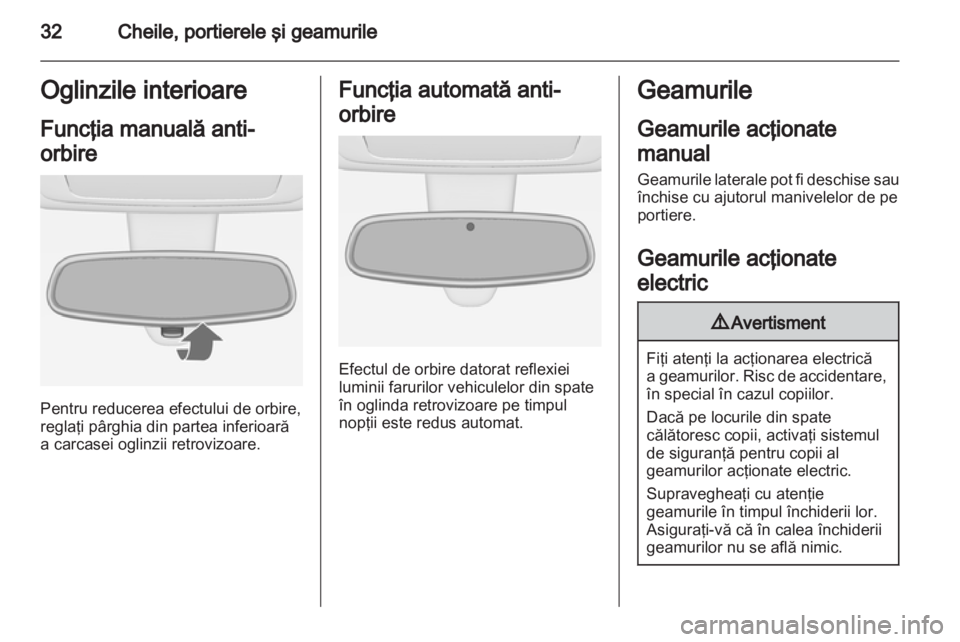 OPEL MERIVA 2011  Manual de utilizare (in Romanian) 