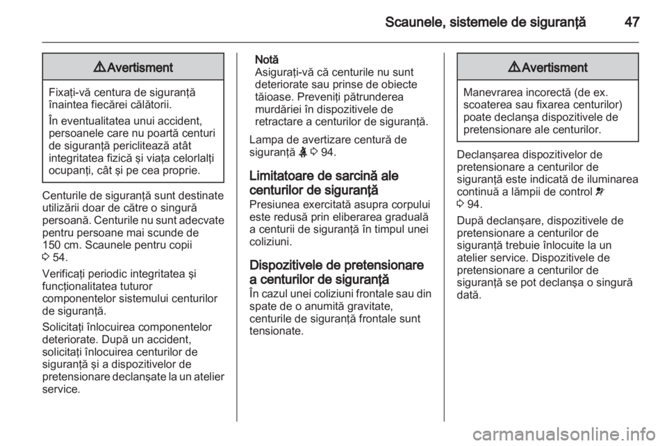 OPEL MERIVA 2011  Manual de utilizare (in Romanian) 