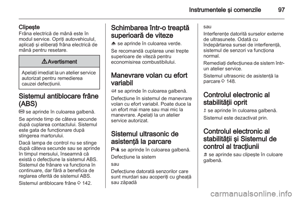 OPEL MERIVA 2011 Manual de utilizare (in Romanian) OPEL MERIVA 2011 Manual de utilizare (in Romanian)