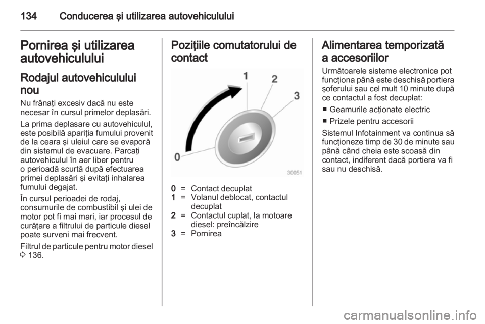 OPEL MERIVA 2011.5  Manual de utilizare (in Romanian) 