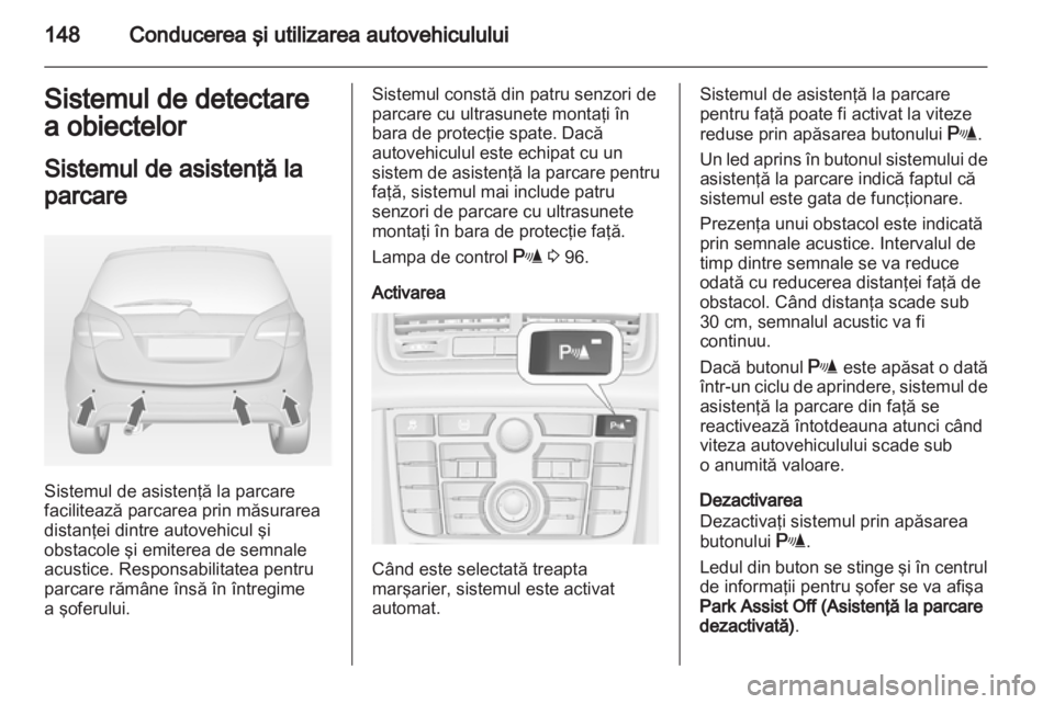 OPEL MERIVA 2011.5  Manual de utilizare (in Romanian) 