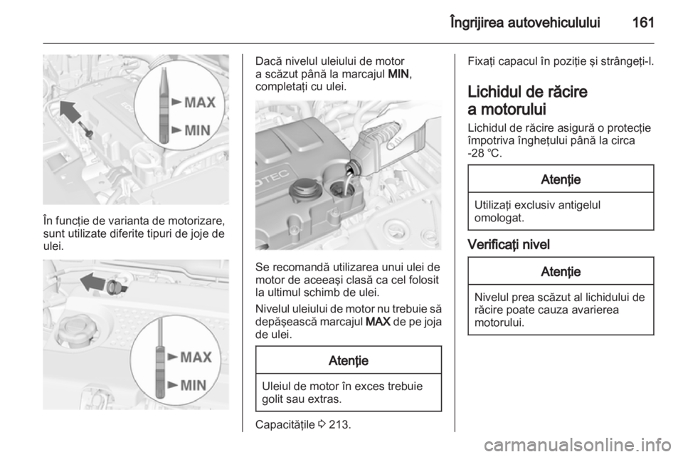 OPEL MERIVA 2011.5  Manual de utilizare (in Romanian) 