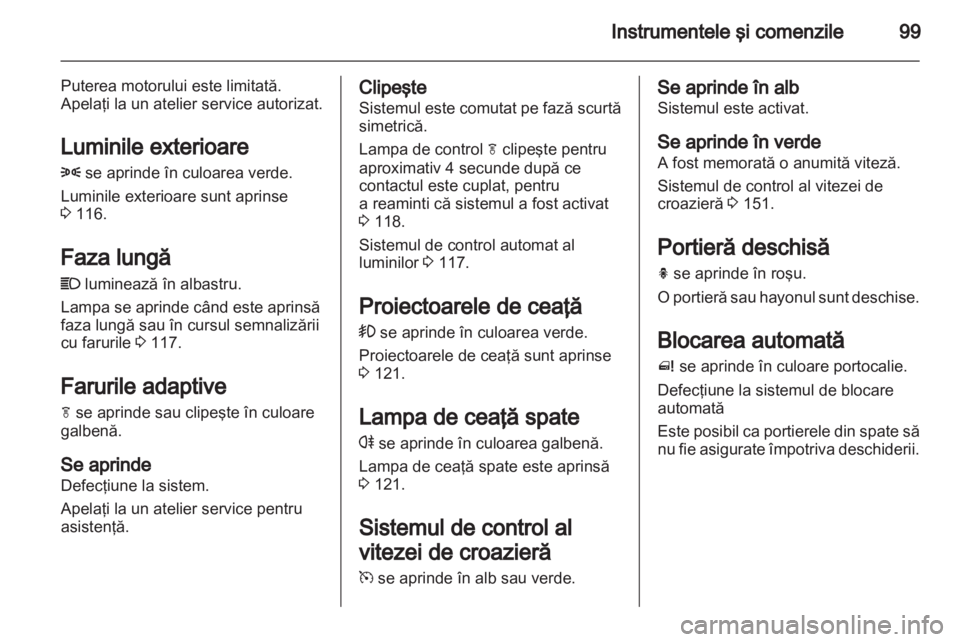 OPEL MERIVA 2012 Manual de utilizare (in Romanian) OPEL MERIVA 2012 Manual de utilizare (in Romanian)