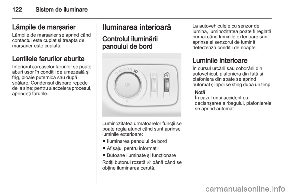 OPEL MERIVA 2012 Manual de utilizare (in Romanian) OPEL MERIVA 2012 Manual de utilizare (in Romanian)