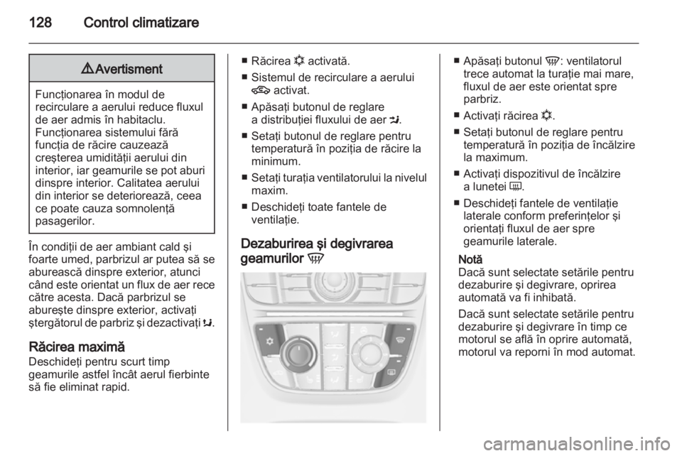 OPEL MERIVA 2012 Manual de utilizare (in Romanian) OPEL MERIVA 2012 Manual de utilizare (in Romanian)
