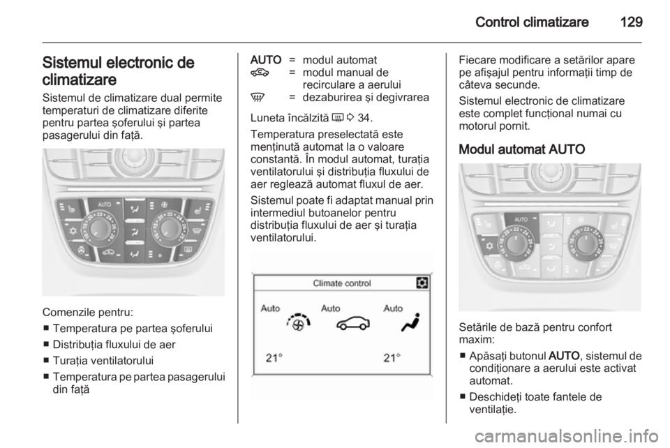 OPEL MERIVA 2012 Manual de utilizare (in Romanian) OPEL MERIVA 2012 Manual de utilizare (in Romanian)