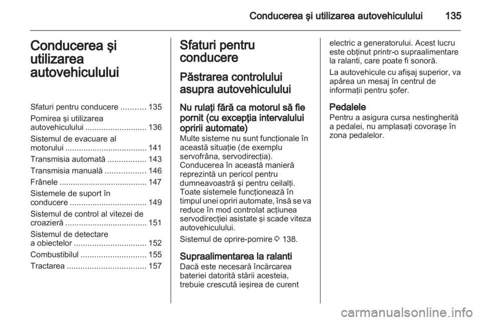 OPEL MERIVA 2012 Manual de utilizare (in Romanian) OPEL MERIVA 2012 Manual de utilizare (in Romanian)