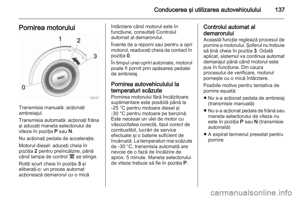 OPEL MERIVA 2012 Manual de utilizare (in Romanian) OPEL MERIVA 2012 Manual de utilizare (in Romanian)
