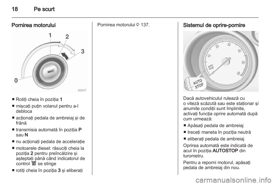 OPEL MERIVA 2012  Manual de utilizare (in Romanian) 