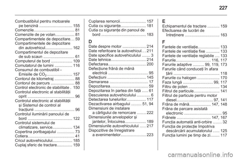 OPEL MERIVA 2012 Manual de utilizare (in Romanian) OPEL MERIVA 2012 Manual de utilizare (in Romanian)