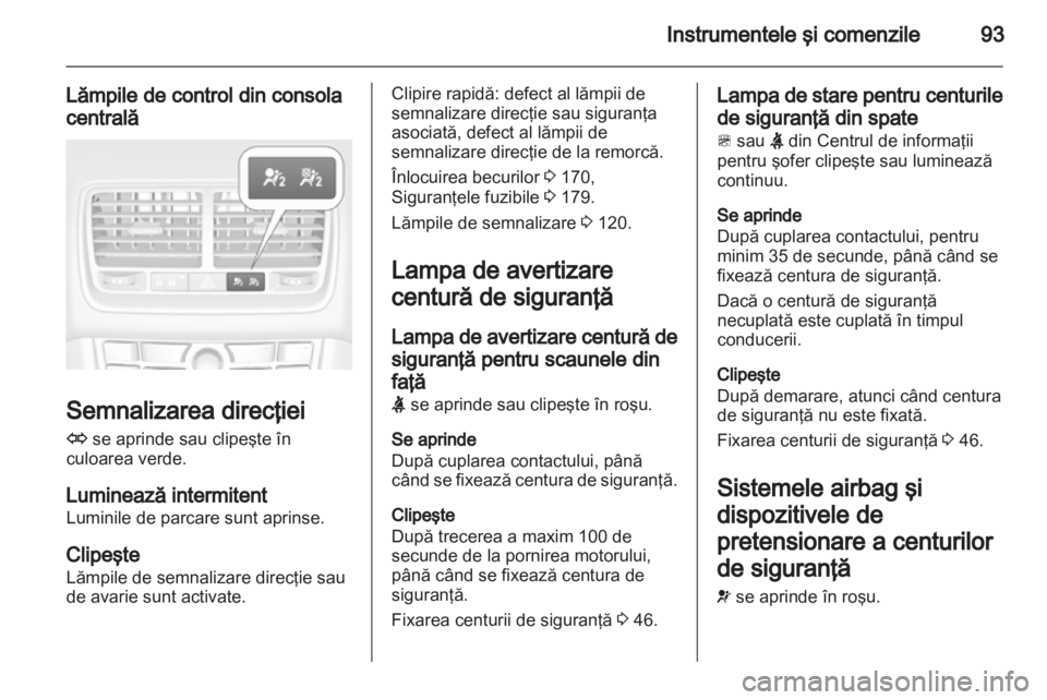 OPEL MERIVA 2012 Manual de utilizare (in Romanian) OPEL MERIVA 2012 Manual de utilizare (in Romanian)