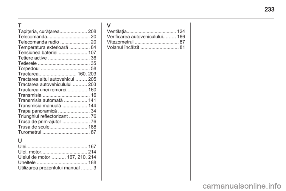 OPEL MERIVA 2012.5  Manual de utilizare (in Romanian) 