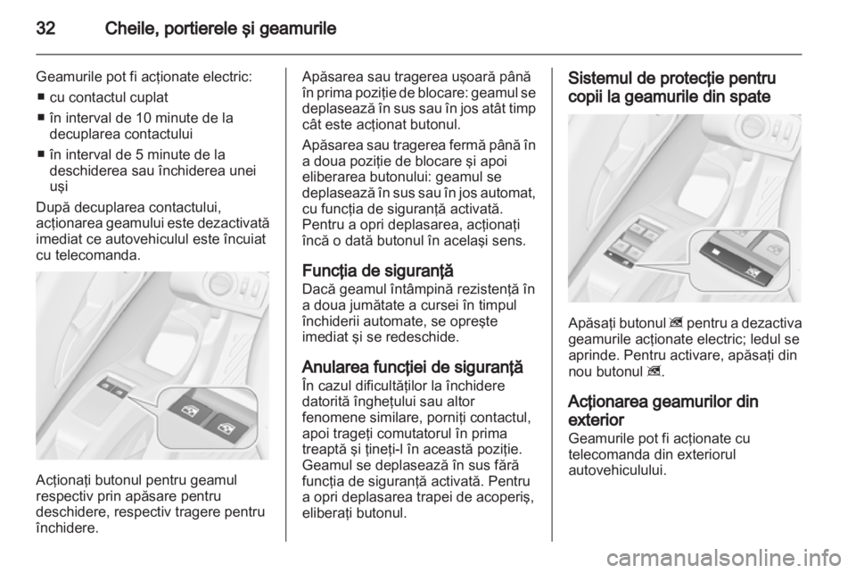 OPEL MERIVA 2012.5  Manual de utilizare (in Romanian) 