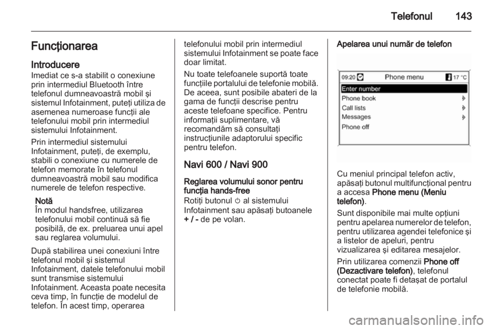 OPEL MERIVA 2013  Manual pentru sistemul Infotainment (in Romanian) 