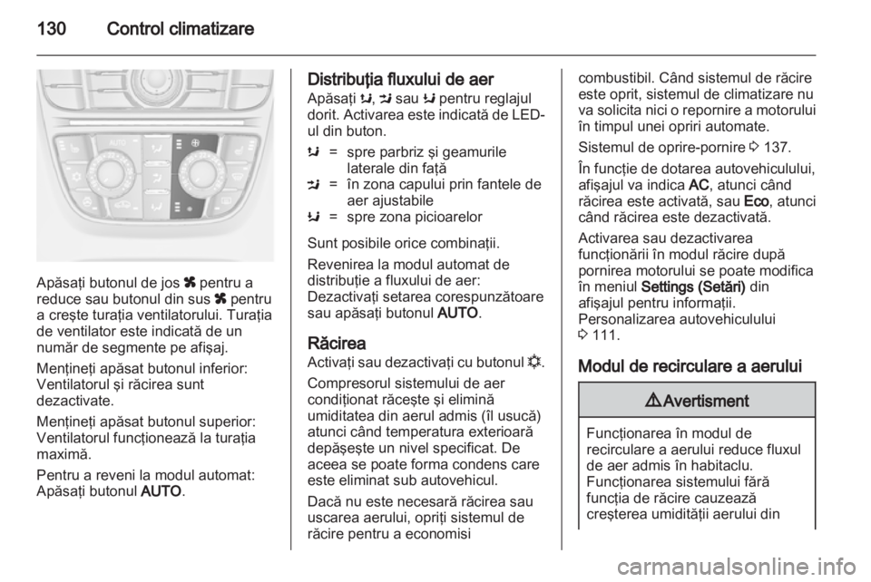OPEL MERIVA 2013 Manual de utilizare (in Romanian) OPEL MERIVA 2013 Manual de utilizare (in Romanian)