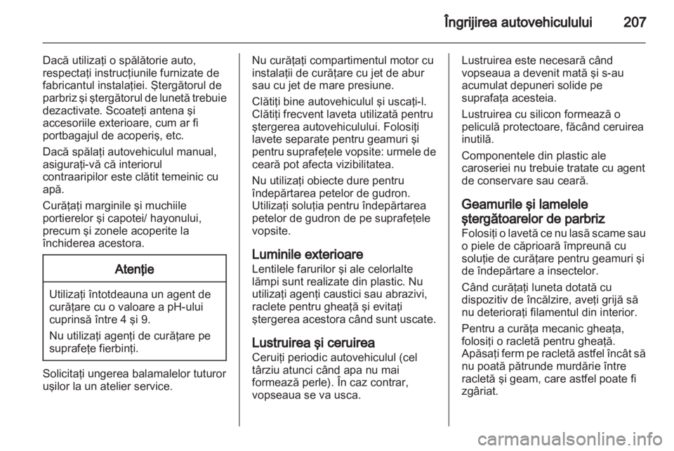 OPEL MERIVA 2013 Manual de utilizare (in Romanian) OPEL MERIVA 2013 Manual de utilizare (in Romanian)