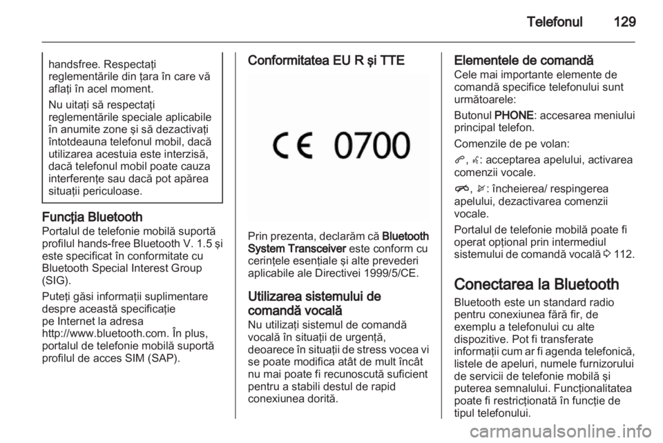 OPEL MERIVA 2013.5 Manual pentru sistemul Infotainment (in Romanian) OPEL MERIVA 2013.5 Manual pentru sistemul Infotainment (in Romanian)