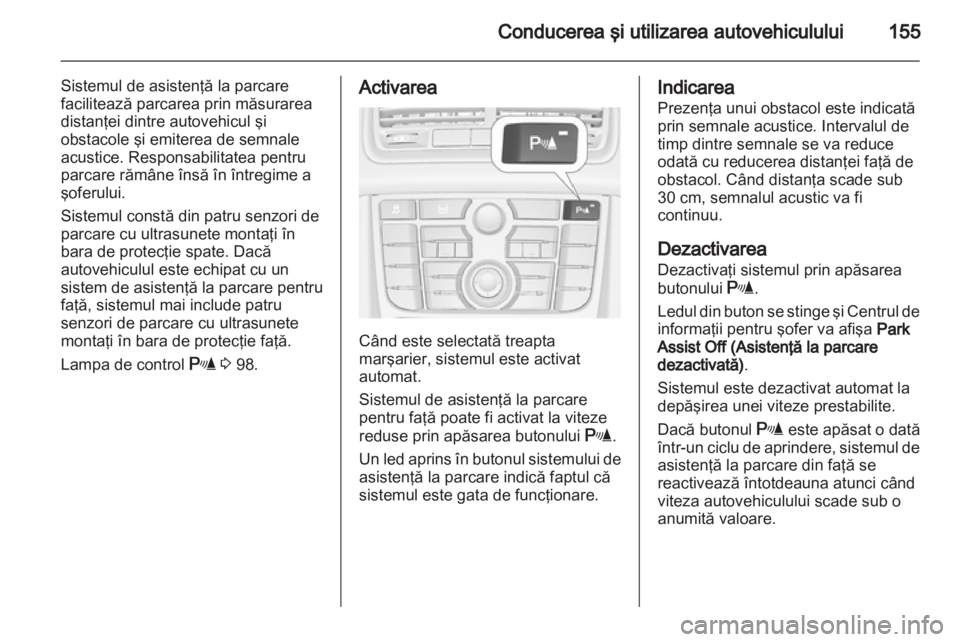 OPEL MERIVA 2013.5  Manual de utilizare (in Romanian) 