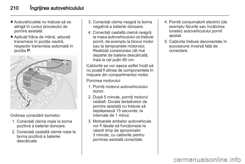 OPEL MERIVA 2013.5  Manual de utilizare (in Romanian) 