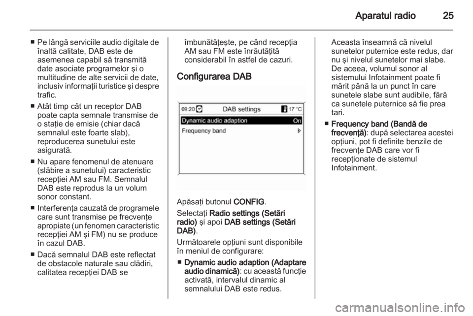 OPEL MOKKA 2013  Manual pentru sistemul Infotainment (in Romanian) 