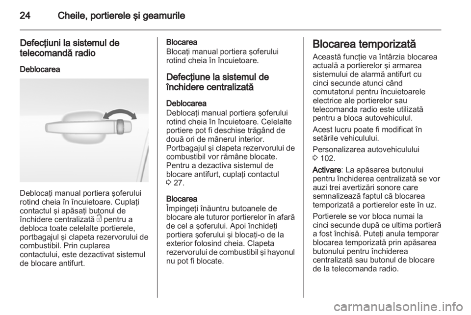 OPEL MOKKA 2013  Manual de utilizare (in Romanian) 