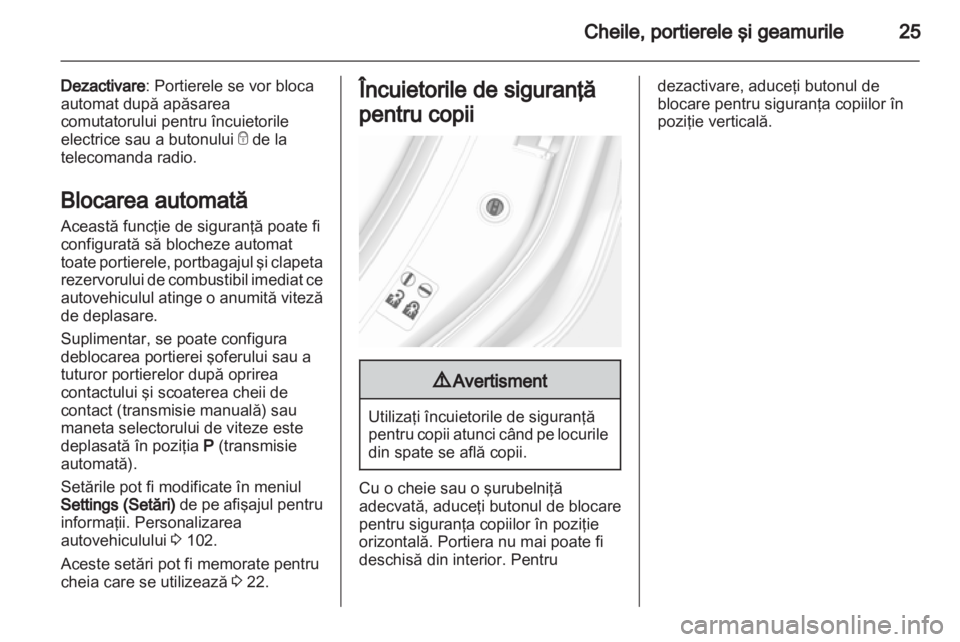 OPEL MOKKA 2013  Manual de utilizare (in Romanian) 