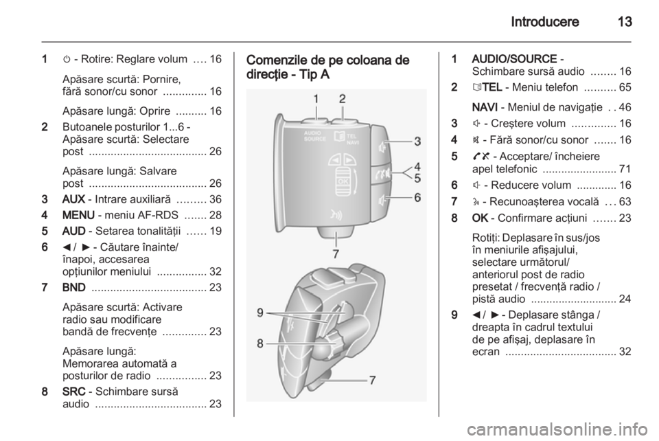 OPEL MOVANO_B 2012 Manual pentru sistemul Infotainment (in Romanian) OPEL MOVANO_B 2012 Manual pentru sistemul Infotainment (in Romanian)