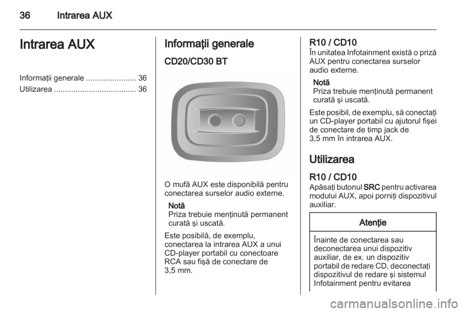 OPEL MOVANO_B 2012 Manual pentru sistemul Infotainment (in Romanian) OPEL MOVANO_B 2012 Manual pentru sistemul Infotainment (in Romanian)