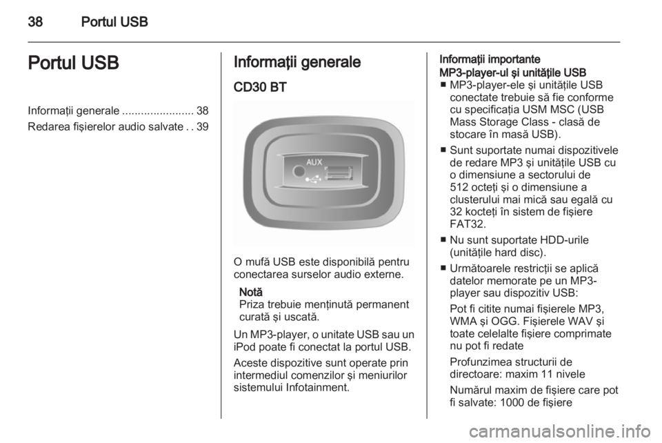 OPEL MOVANO_B 2012 Manual pentru sistemul Infotainment (in Romanian) OPEL MOVANO_B 2012 Manual pentru sistemul Infotainment (in Romanian)