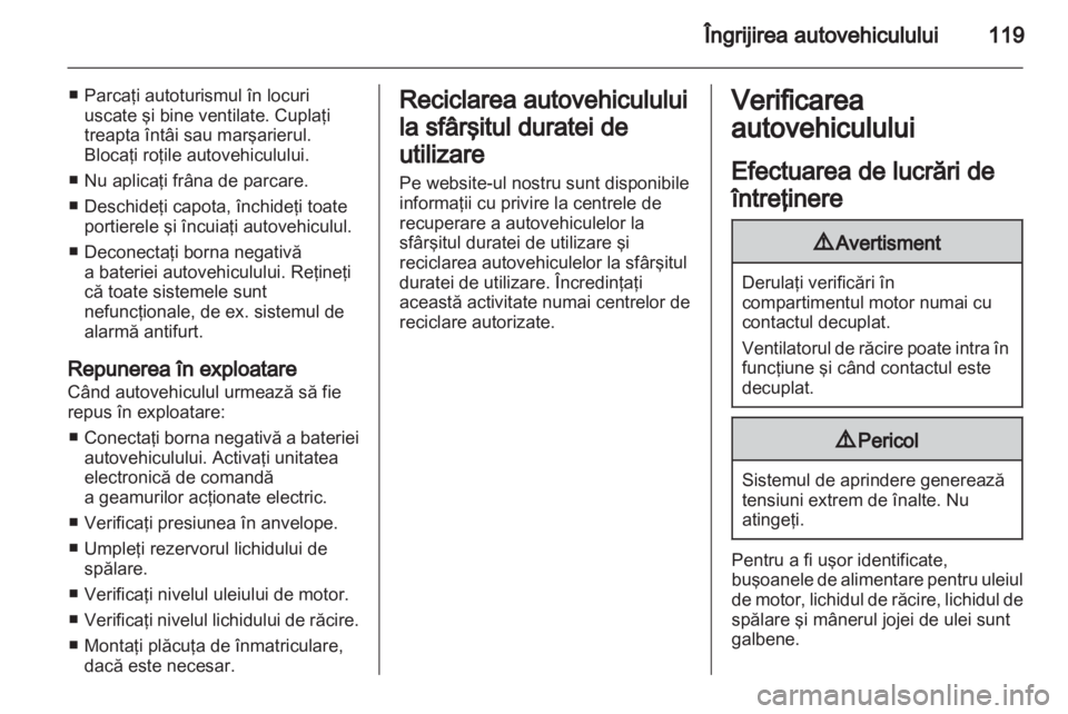OPEL VIVARO 2012 Manual de utilizare (in Romanian) OPEL VIVARO 2012 Manual de utilizare (in Romanian)