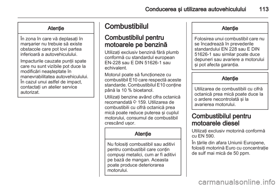 OPEL VIVARO 2013  Manual de utilizare (in Romanian) 