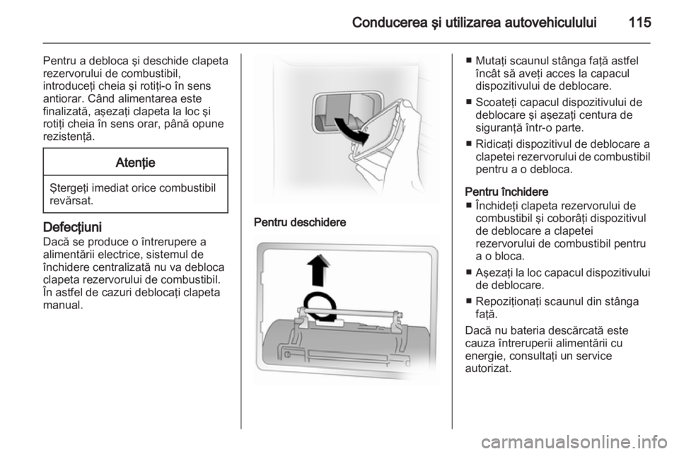 OPEL VIVARO 2013  Manual de utilizare (in Romanian) 