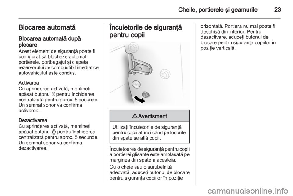 OPEL VIVARO 2013  Manual de utilizare (in Romanian) 