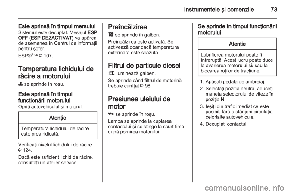 OPEL VIVARO 2013 Manual de utilizare (in Romanian) OPEL VIVARO 2013 Manual de utilizare (in Romanian)