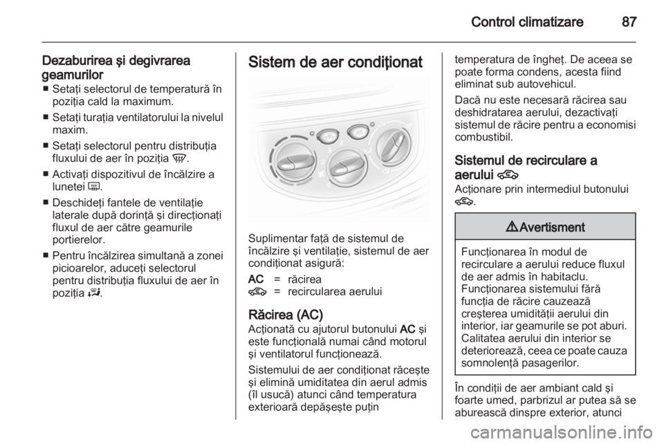 OPEL VIVARO 2013 Manual de utilizare (in Romanian) OPEL VIVARO 2013 Manual de utilizare (in Romanian)