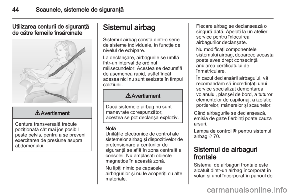OPEL VIVARO 2013.5  Manual de utilizare (in Romanian) 