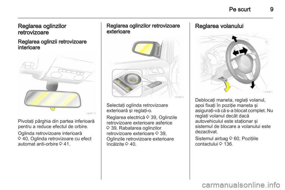 OPEL ZAFIRA 2010.5  Manual de utilizare (in Romanian) 