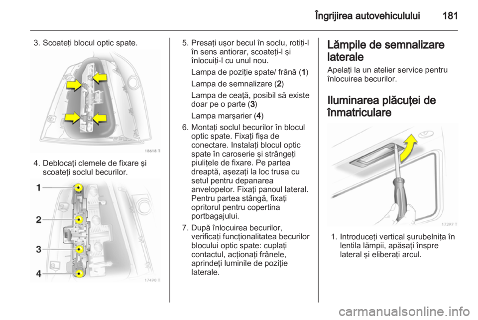 OPEL ZAFIRA 2011 Manual de utilizare (in Romanian) OPEL ZAFIRA 2011 Manual de utilizare (in Romanian)