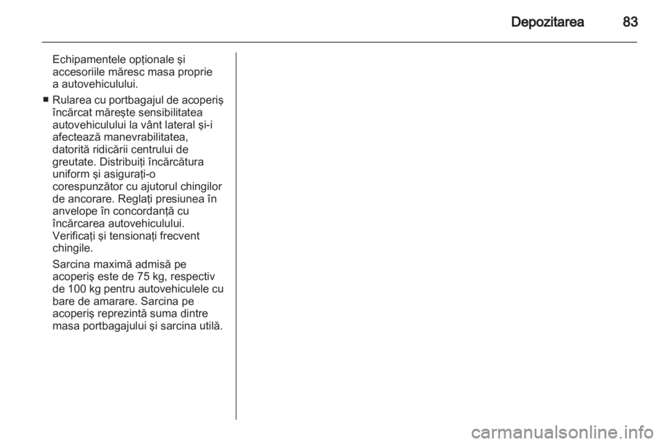OPEL ZAFIRA 2011 Manual de utilizare (in Romanian) OPEL ZAFIRA 2011 Manual de utilizare (in Romanian)