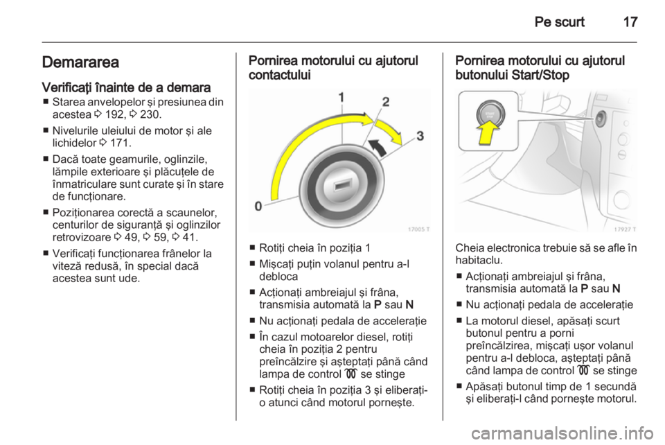 OPEL ZAFIRA 2011.5  Manual de utilizare (in Romanian) 