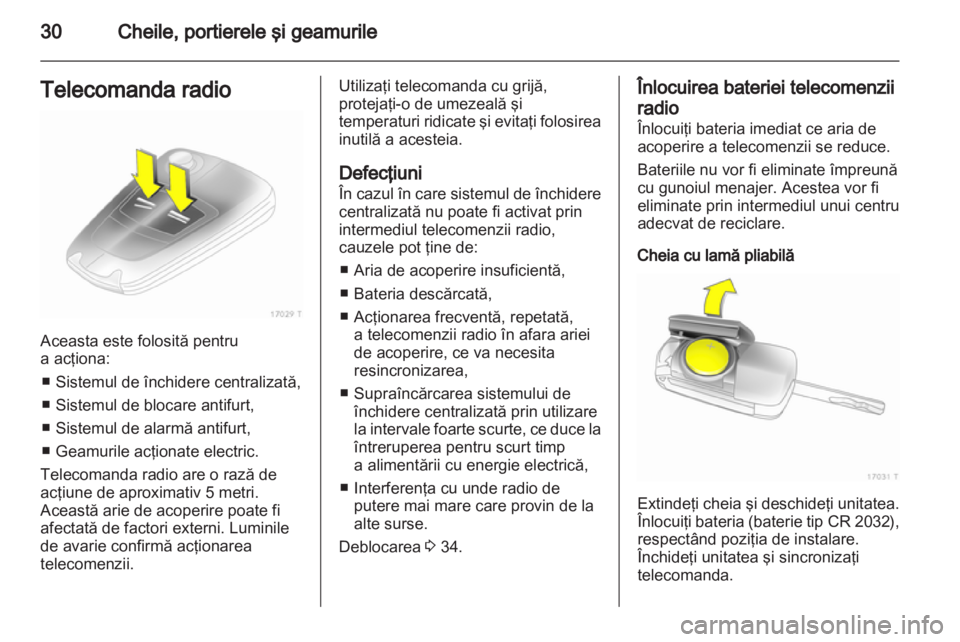 OPEL ZAFIRA 2011.5  Manual de utilizare (in Romanian) 