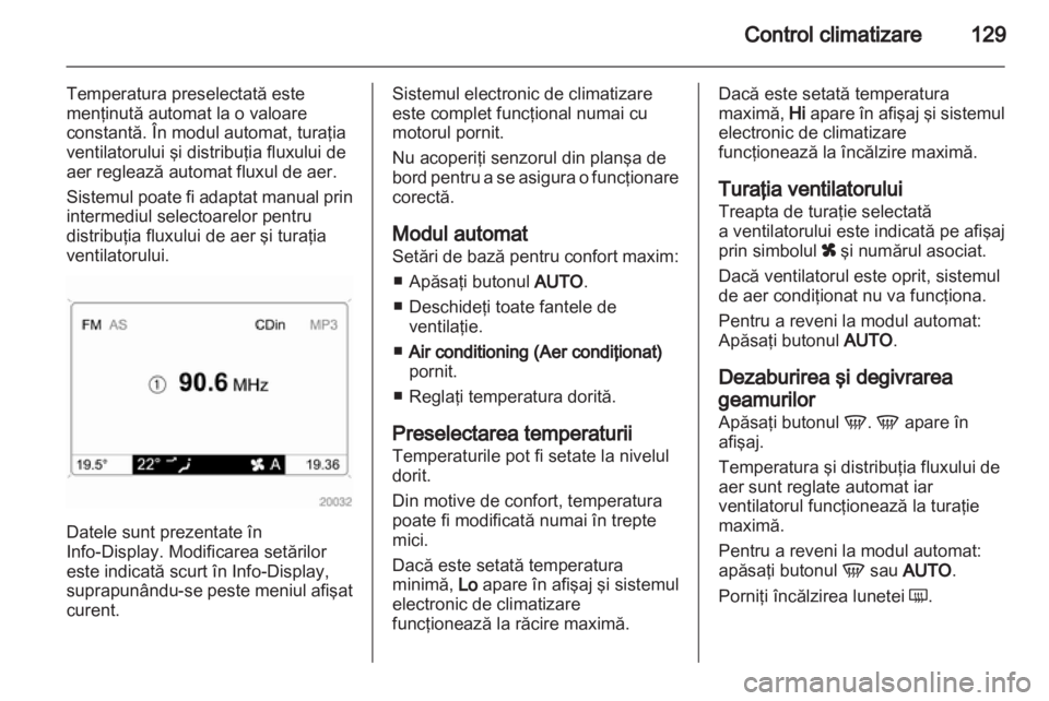 OPEL ZAFIRA 2012  Manual de utilizare (in Romanian) 
