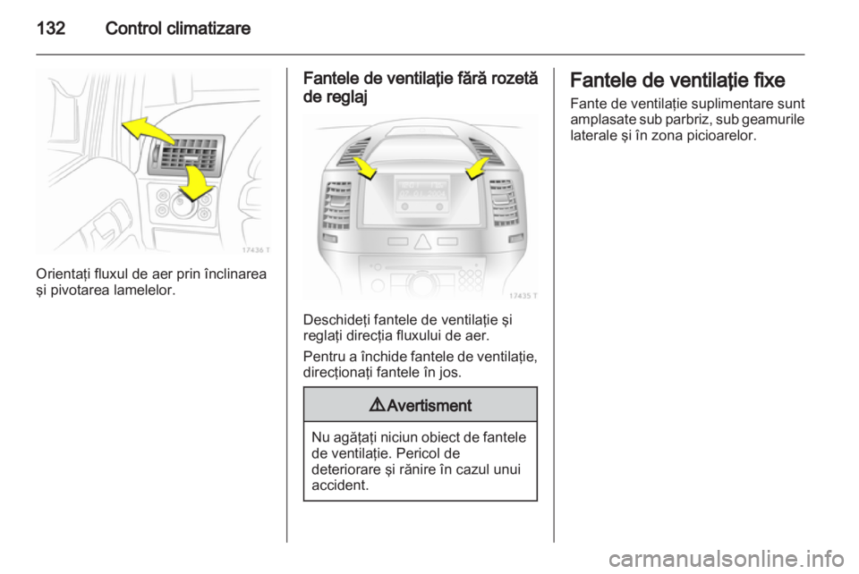OPEL ZAFIRA 2012  Manual de utilizare (in Romanian) 