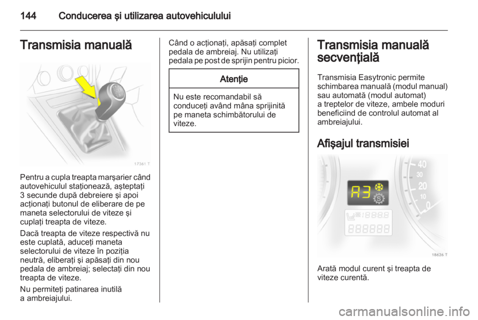 OPEL ZAFIRA 2012  Manual de utilizare (in Romanian) 