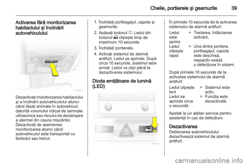 OPEL ZAFIRA 2012 Manual de utilizare (in Romanian) OPEL ZAFIRA 2012 Manual de utilizare (in Romanian)