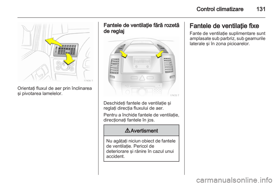 OPEL ZAFIRA 2013  Manual de utilizare (in Romanian) 